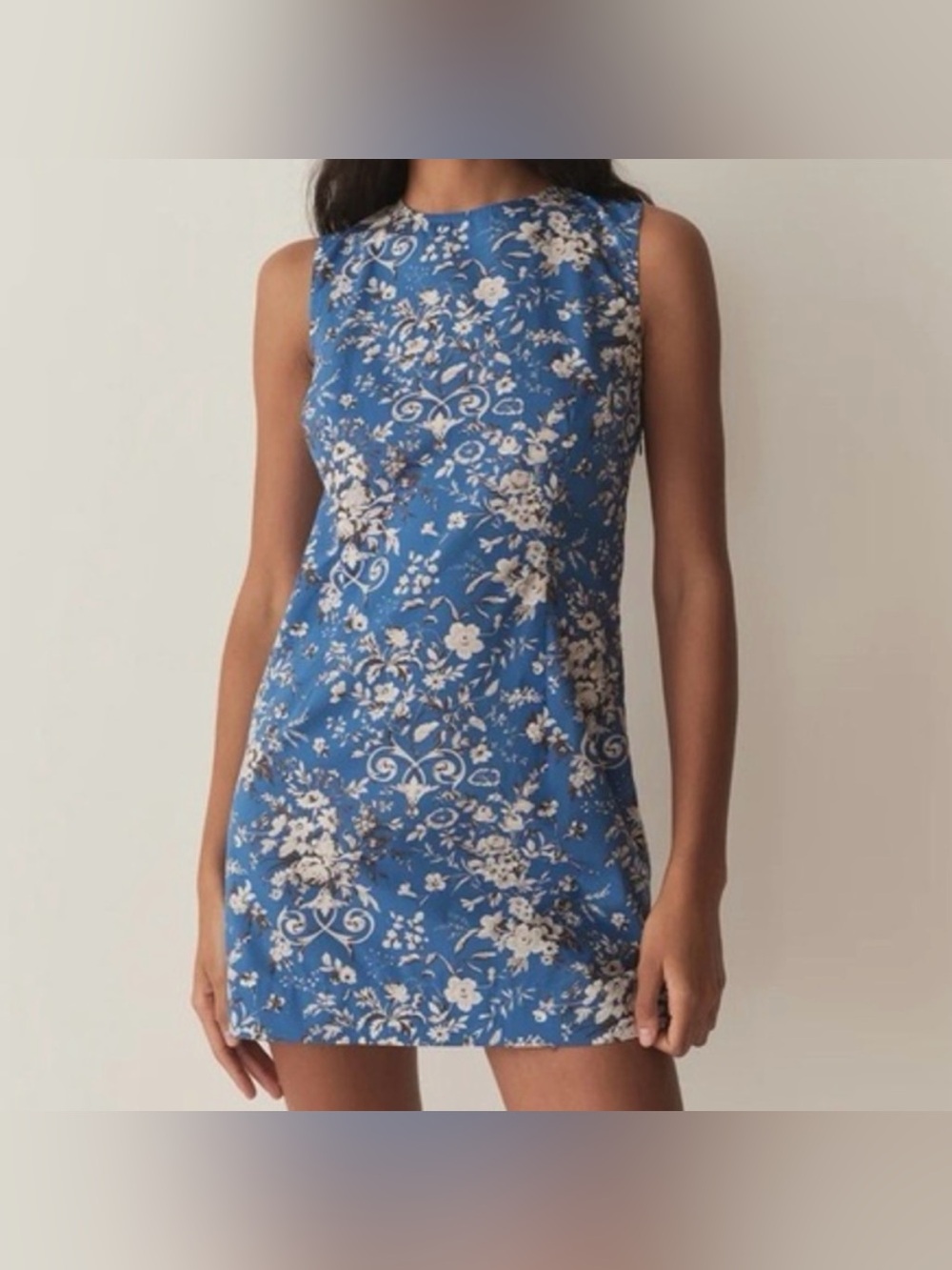 Doen Dôen Adele Mini Dress Blue Floral 38 6 Jardins De La Fontaine Coquette
Gre